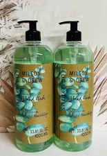 2-Pack Milton & Drew ~ Eucalyptus Deeply Nourishing Hand Wash 33.8 fl oz Each
