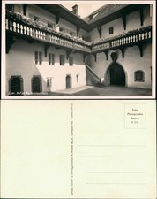 Postcard Eger Cheb Wallensteinhaus - Hof 1932