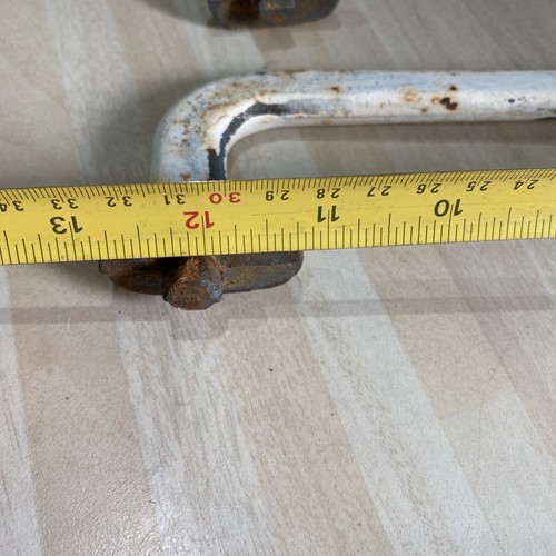 Pair Antique Vintage Cast Iron Belfast Butler Sink Cistern Reclaim Brackets 13” - 第 7/8 張圖片