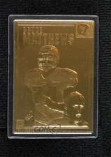 1999-2001 Danbury Mint 22K Gold Legends Bruce Matthews #74 HOF 5w0