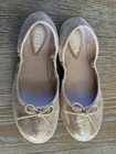 BLOCH Girls Sirenetta Ballet Flats In Gold Size EURO 31/US 13 NIB — photo 4