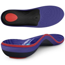 WalkHero Arch Support Inserts - Orthotic Insoles for Plantar Fasciitis , Tota...