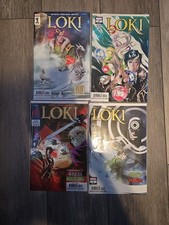 LOKI (2023) #1-4 COMPLETE SERIES SET MARVEL COMICS ISSUE 1 Damaged 