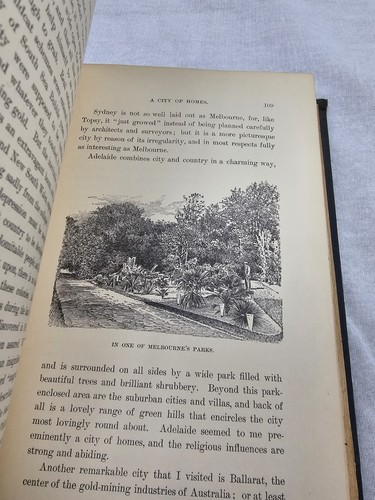 Antique 1894 Our Journey Around The World Rev Francis Clark Hardcover Book Illus - Picture 9 of 21