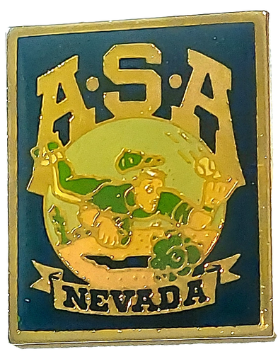 ASA (Amateur Softball Association) State of Nevada Lapel Pin | eBay