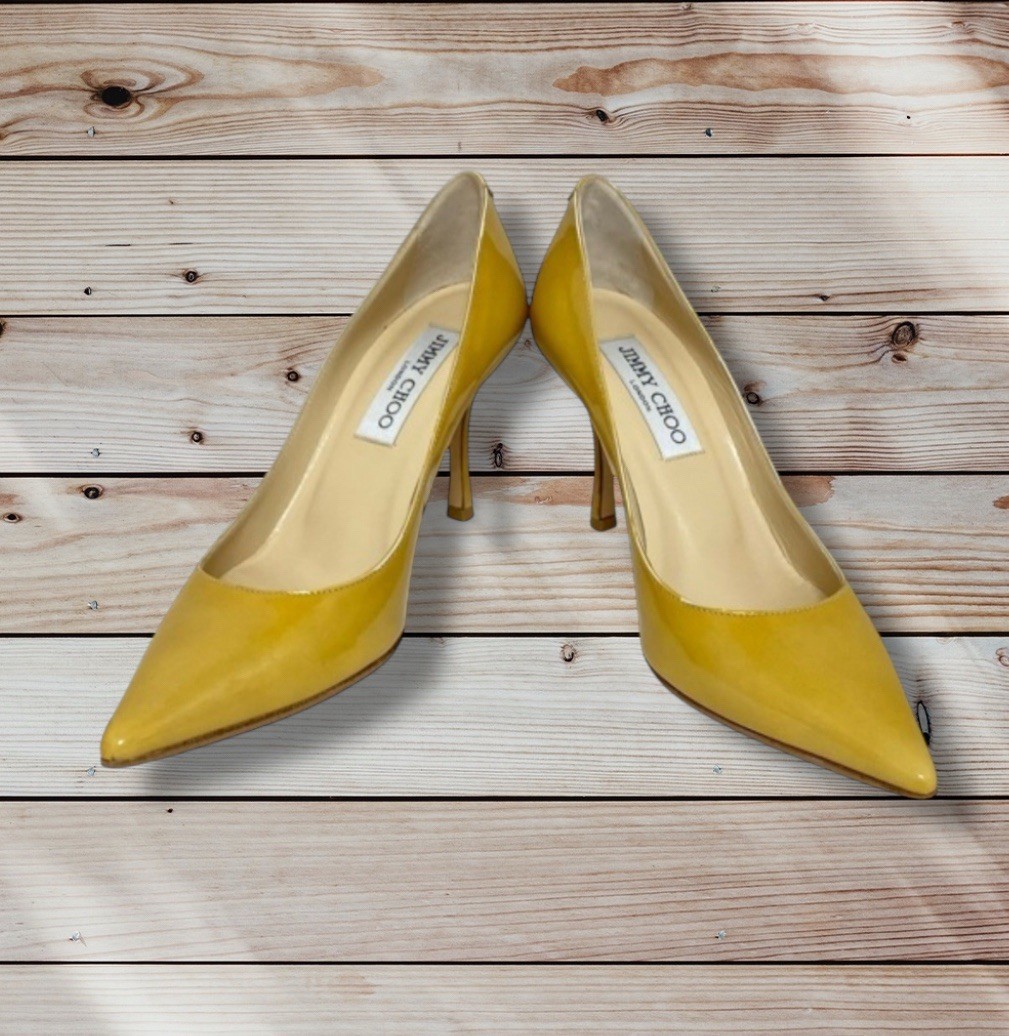 【新品】JIMMY CHOO イエローパンプス 35.5 Jimmy Choo Yellow Pointed Toe High Heels 35.5 | eBay