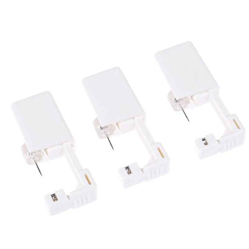 MARKENLOS 2Pcs Disposable Sterile Unit Ear Nose Stud Piercing Gun Piercer Tool Machine _$g