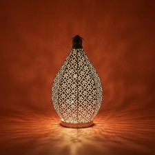 Lanterne Marocaine En Métal Motifs Ajourés Lanterne Orientale En Métal pour