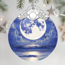 Christmas Ornaments: Stained Glass Ornament, Christmas Tree Ornament, Hanging Or