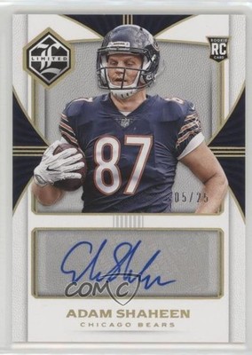 2017 Panini Limited Rookie Auto Spotlight Gold 5/25 Adam Shaheen #195 Auto 0l1