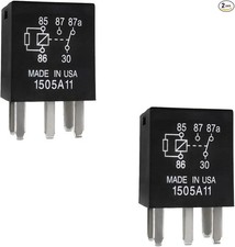 2 PCS Power Relay - 5 Pin Multi Purpose Auto Fuel Pump, Color: 2 PCS