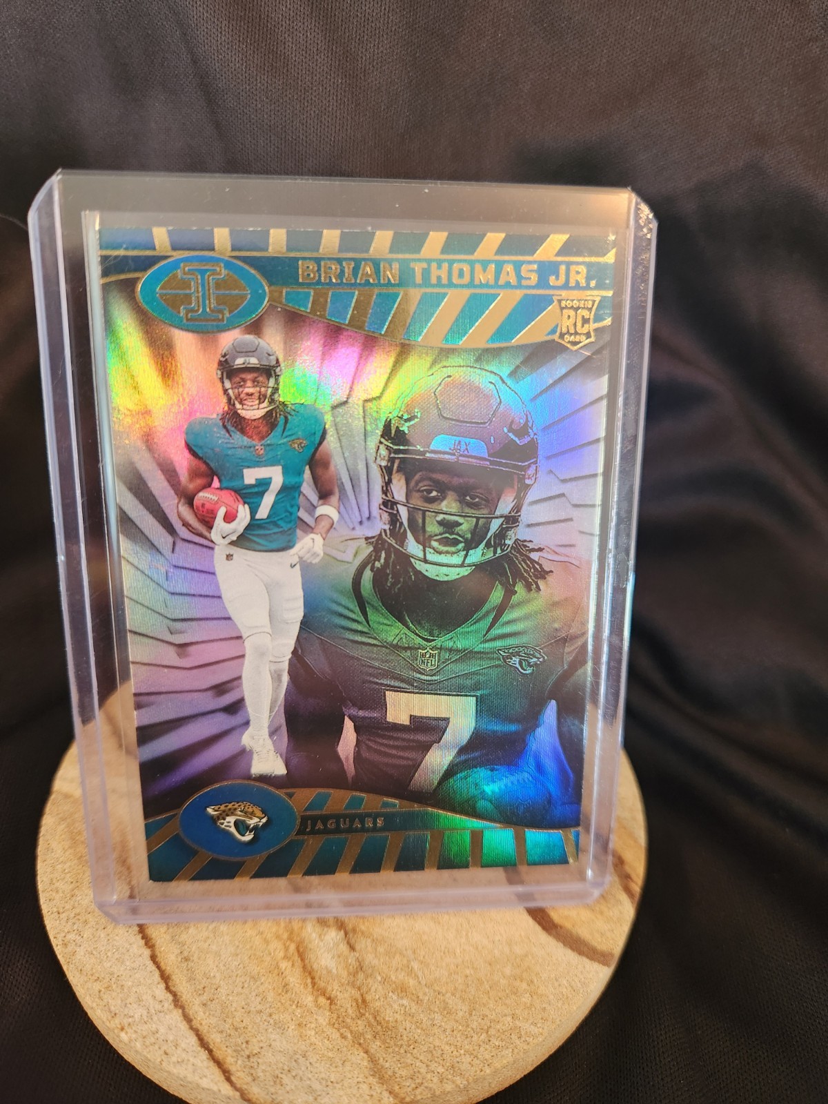 2024 Panini Illusions - Brian Thomas Jr. #41 Trophy Collection Dots (RC)