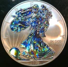 2009 American Silver Eagle ASE UC 1 oz .999 Fine Silver Double Hologram