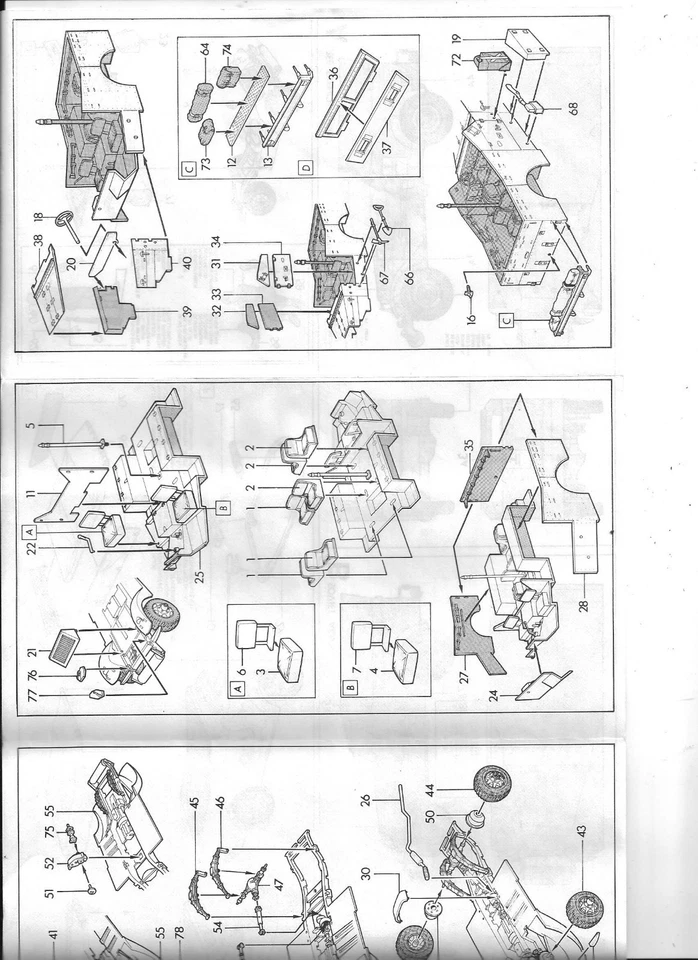 French and Russian White M3 Scout Car / ESCI   | No.8068 | 1:72 NO SCATOLA - Immagine 4 di 4