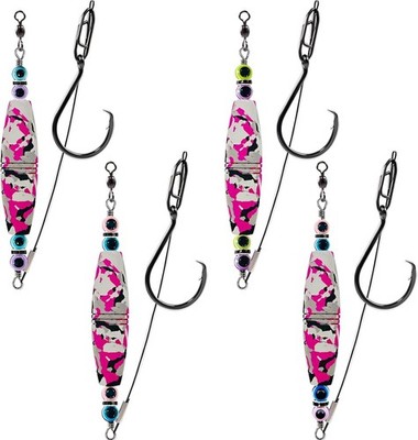4 Pack Catfish Rigs for Bottom Fishing EVA Santee Rig Catfish Floats Rigs