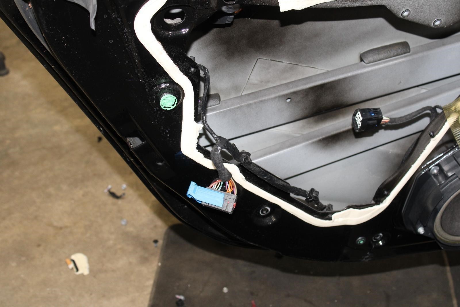 Maserati Ghibli 2014-2019 Rear Left Door framework Black
