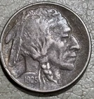1925d Buffalo Nickel, nice XF details coin toned, slight reverse rim nick