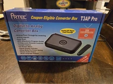 NEW - ARTEC DIGITAL-TO-ANALOG CONVERTER BOX T3AP PRO