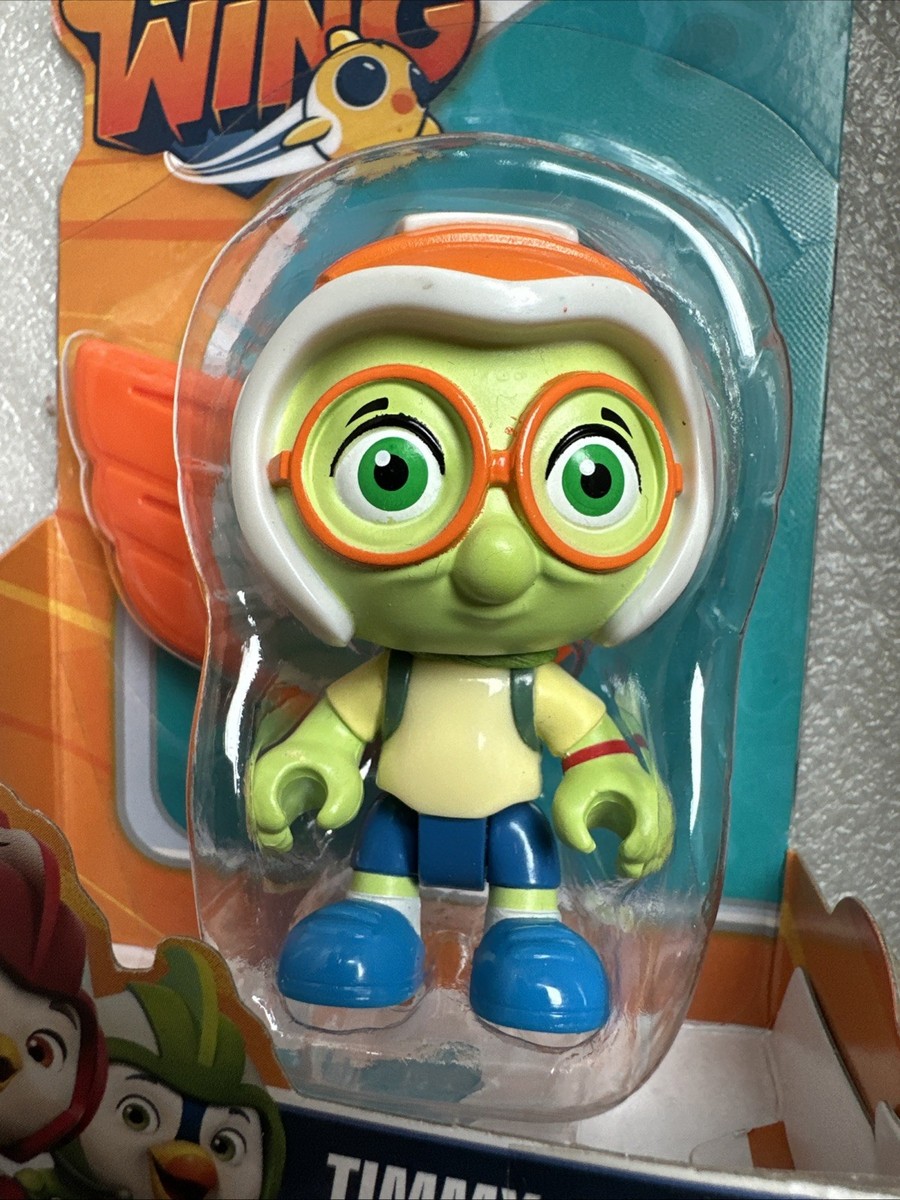 Figura Articulada Top Wing – Timmy Turtle Con Colgante | Juguete De 7 Cm Para Niños De 3 Años En Adelante | Playskool | Personaje De La Serie Animada