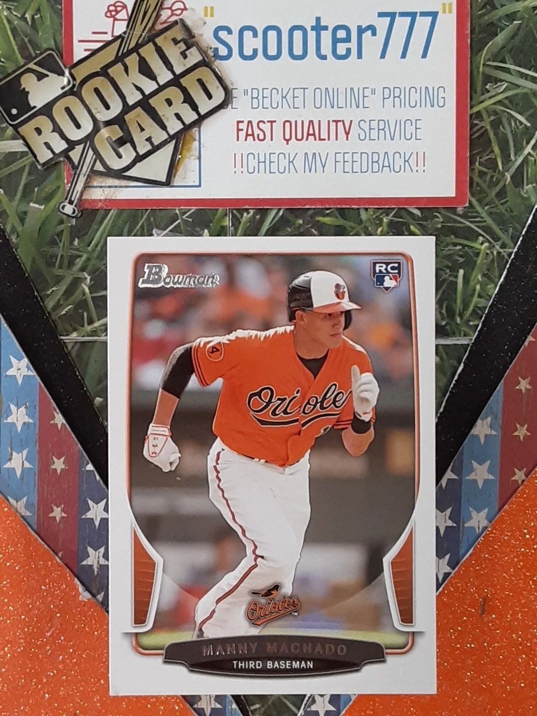 2013 Bowman Draft ~#4 ⭐MANNY MACHADO⭐《RC》~ORIOLES ➡️PADRES ALL-STAR