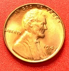 1947-P Lincoln Wheat Cent Penny GEM RED BU From an Original Bank Roll