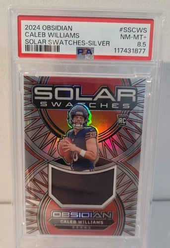 2024 Panini Obsidian - Solar Swatches Caleb Williams #SS-CWS Silver /99 (MEM,...