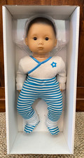 American Girl Bitty Baby 15" Doll Light-Med Skin Black Hair Brown Eyes BB4