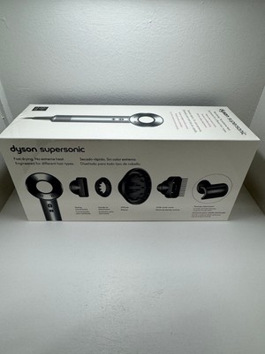 Dyson Supersonic Professional Hair Dryer SILVER With 5 Attachments NEW HD07