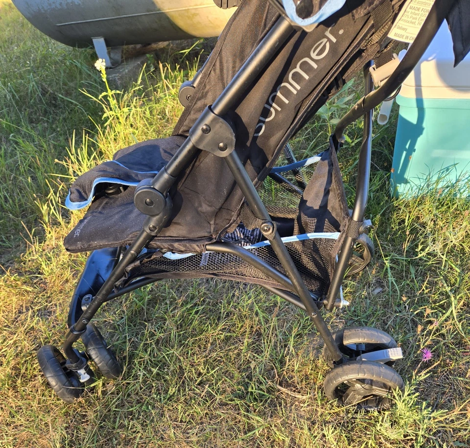 Cochecito Summer Infant 3D Mini Ligero, Paraguas - Azul Foto 2 de 4