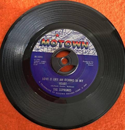 Northern soul Supremes Love is like an itching in my heart / He's all i got EX