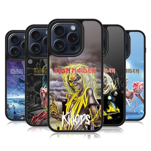 OFFICIAL IRON MAIDEN ALBUM COVERS GEL ARMOR CASE FOR APPLE iPHONE PHONES