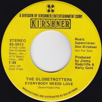 Soul / Funk--The Globetrotters    Everybody Needs Love / ESP - HEAR !!