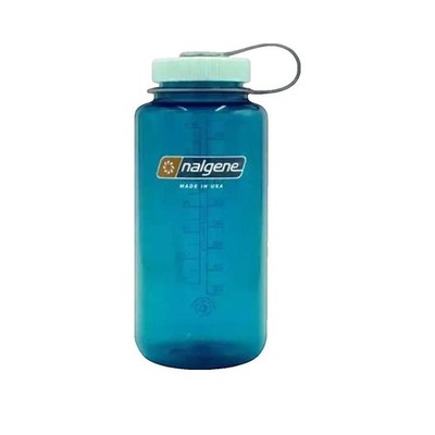 Nalgene Wide Mouth Sustain Trinkflasche 1L Tritan Renew Blau Marine Unisex