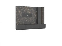Designer Wohnwand 6Tlg Luxus HolzmöBel WohnzimmermöBel Grau Modern