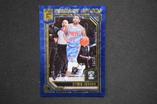 Kyrie Irving 2021-22 Panini Donruss Elite Primary Colors Blue 32/99 Parallel #1