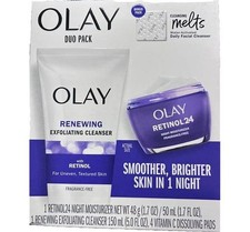 Olay Regenerist Retinol24 Peptide BONUS PK 1.7oz.Moisturizer/5oz.FacialCleanser