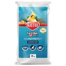 Kaytee Forti-Diet Pro Comprehensive Nutri Balanced Cockatiel Pellets 25lb Bird