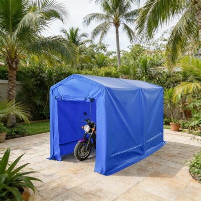 Motorcycle Covers Waterproof Outdoor Storage Sheds 142''x71'' x95'' Heavy Duty