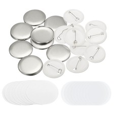 1.25" Blank Button Making ,50Pcs Round Badge Parts for Button Maker Machine