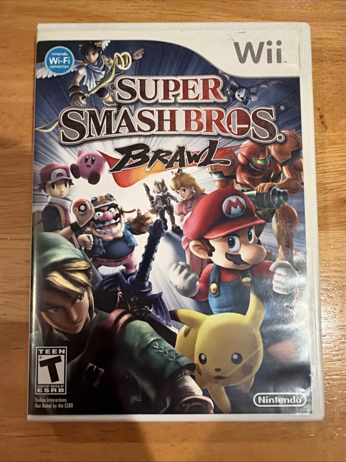 Nintendo Super Smash Bros. Brawl Nintendo Wii 2008 NTSC-U/C T, Case And Disc