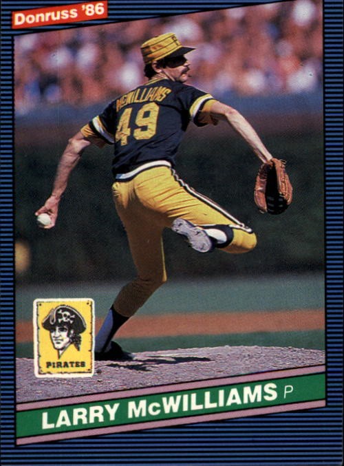 1986 Donruss #264 Larry McWilliams - BB