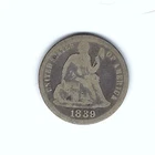 1889 SEATED LIBERTY DIME