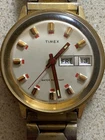 Vtg Timex 1974 Marlin 26860-02774 Men's 34mm Watch Mechanical Gold Tone