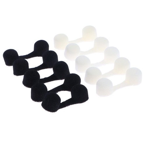 10X Black White Disposable Soft Sponge Nose Nasal Plug Filters for Spray Tann_si - Picture 4 of 11