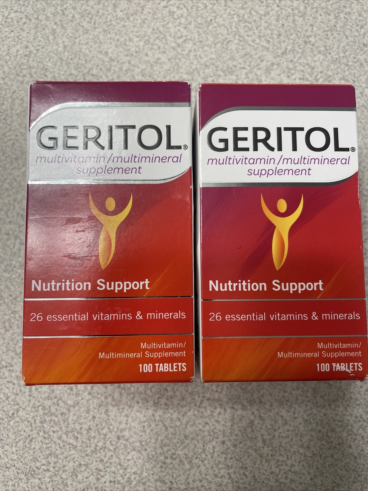 Geritol Vitamins Multivitamin & Mineral Supplement, 100 ct Tablets ( 2