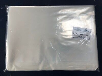 Packaging 100 Apparel Free Shipping!!! Clear 14 x 18 Poly Bag Plastic Lay Flat Open Top ULINE Best 1 Mil !
