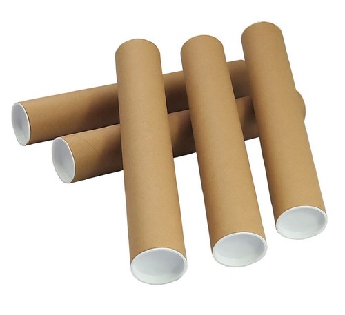 10 x A4 Qualität Postkarton Poster Röhren Größe 240 mm x 50 mm + Endkappen - Bild 7 von 7