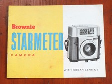 KODAK BROWNIE STARMETER INSTRUCTION BOOK/cks/200464