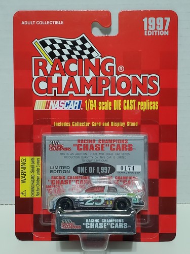 RACING CHAMPIONS RICKY CRAVEN #25 CHROME CHASE CAR 1/64 1997 EDITION DIE CAST LE