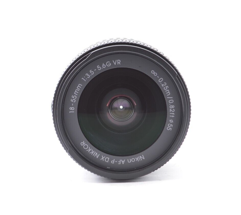 【美品】Nikon AF-P NIKKOR 18-55mm f/3.5-5.6G Mint】Nikon AF-P DX NIKKOR 18-55mm f/3.5-5.6G VR Zoom Lens